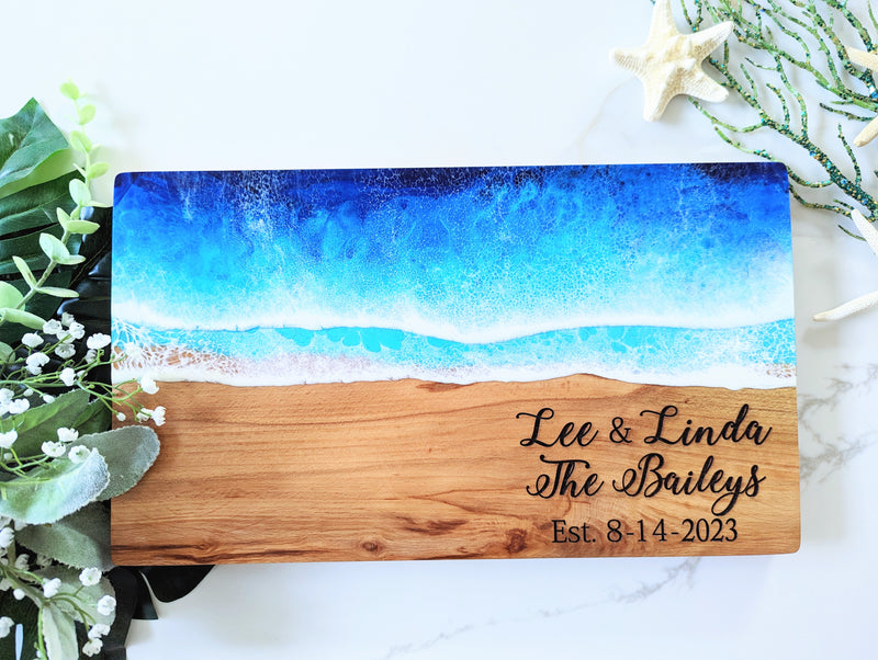 Custom Ocean Cheeseboard - TEAKWOOD - RTS