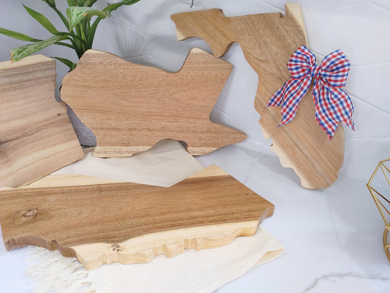 State Shaped Cheeseboard - READY TO SHIP ( RTS )