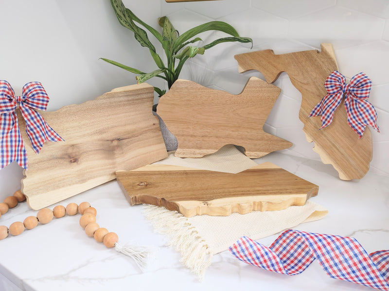 State Shaped Cheeseboard - READY TO SHIP ( RTS )