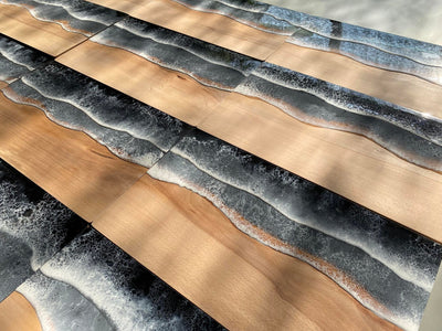 Handcrafted Onyx Wavy Cheeseboards- READY TO SHIP