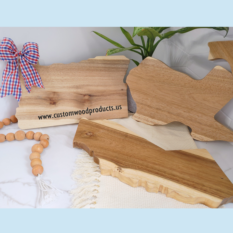 State Shaped Cheeseboard - READY TO SHIP ( RTS )