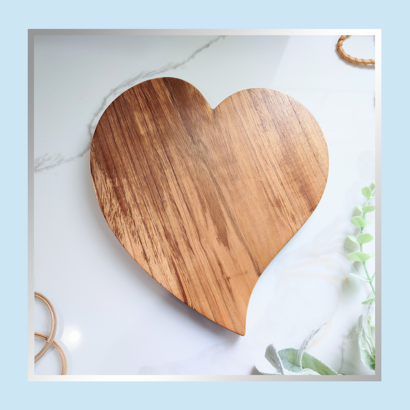 Custom Heart Shaped Cheeseboard