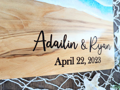 Custom Ocean Cheeseboard - TEAKWOOD - RTS