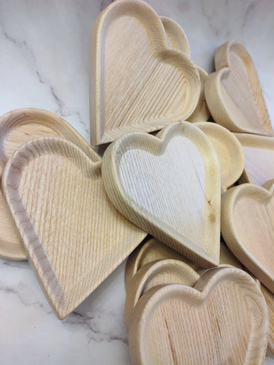 Custom Wood Heart Tray Blank