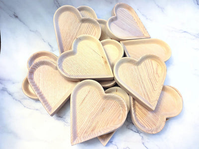 Custom Wood Heart Tray Blank