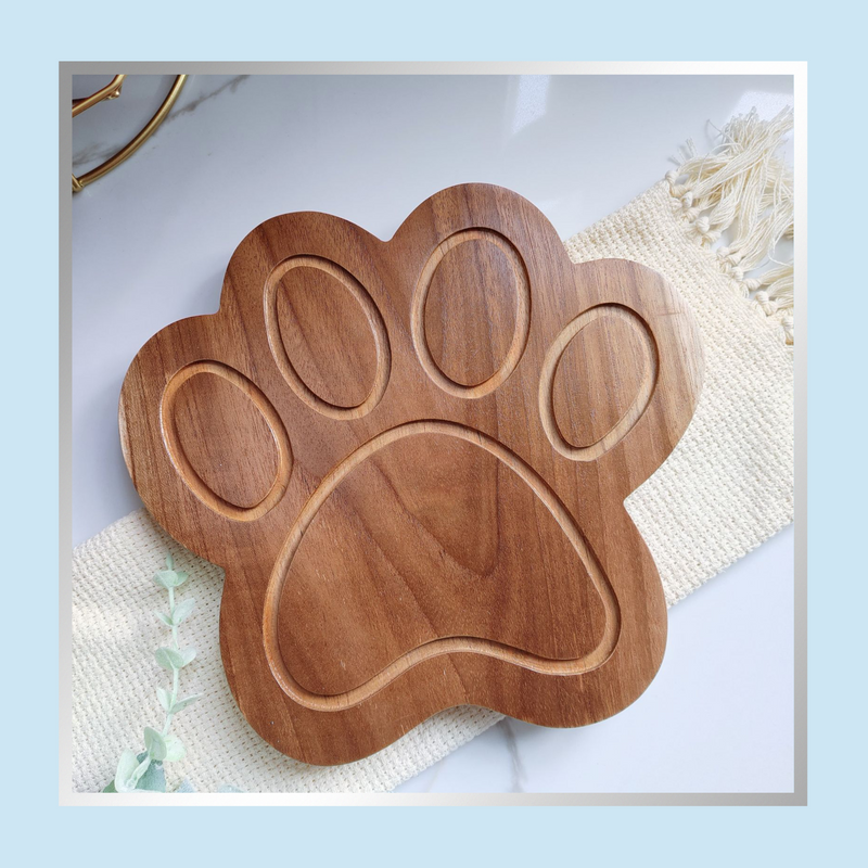 Custom Paw Shaped Cheeseboard- RTS